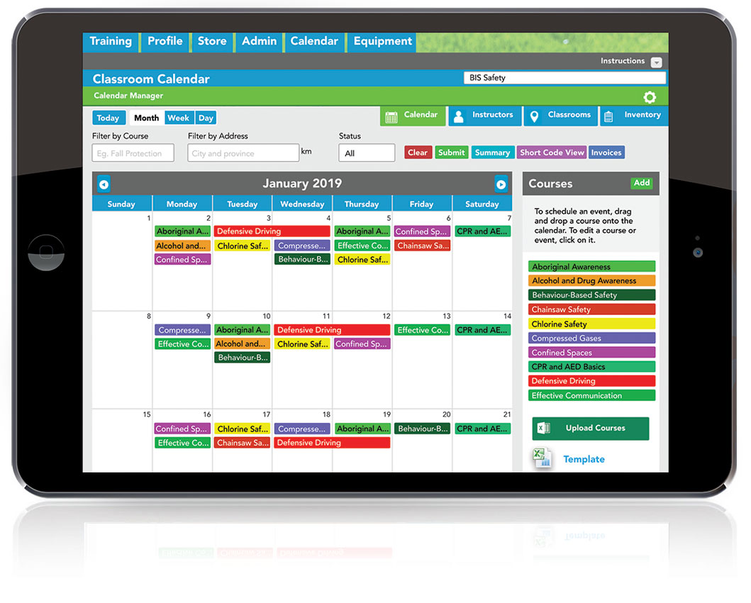 Online Classroom Calendar Management System Software. calendaring system on...