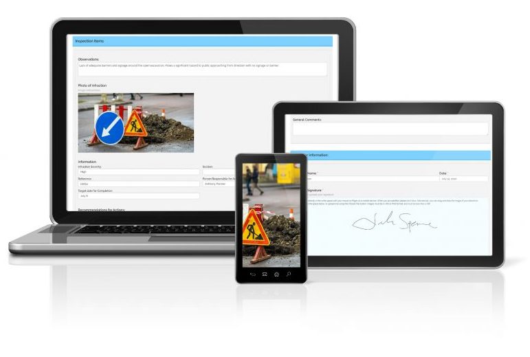 Safety Management Software with digital safety forms